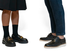 Carica l'immagine nel visualizzatore di Gallery, Wing tip derby black