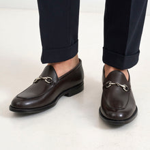 Load image into Gallery viewer, Bit loafer dark brown