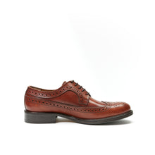 Carica l'immagine nel visualizzatore di Gallery, Long wing tip derby tan brown