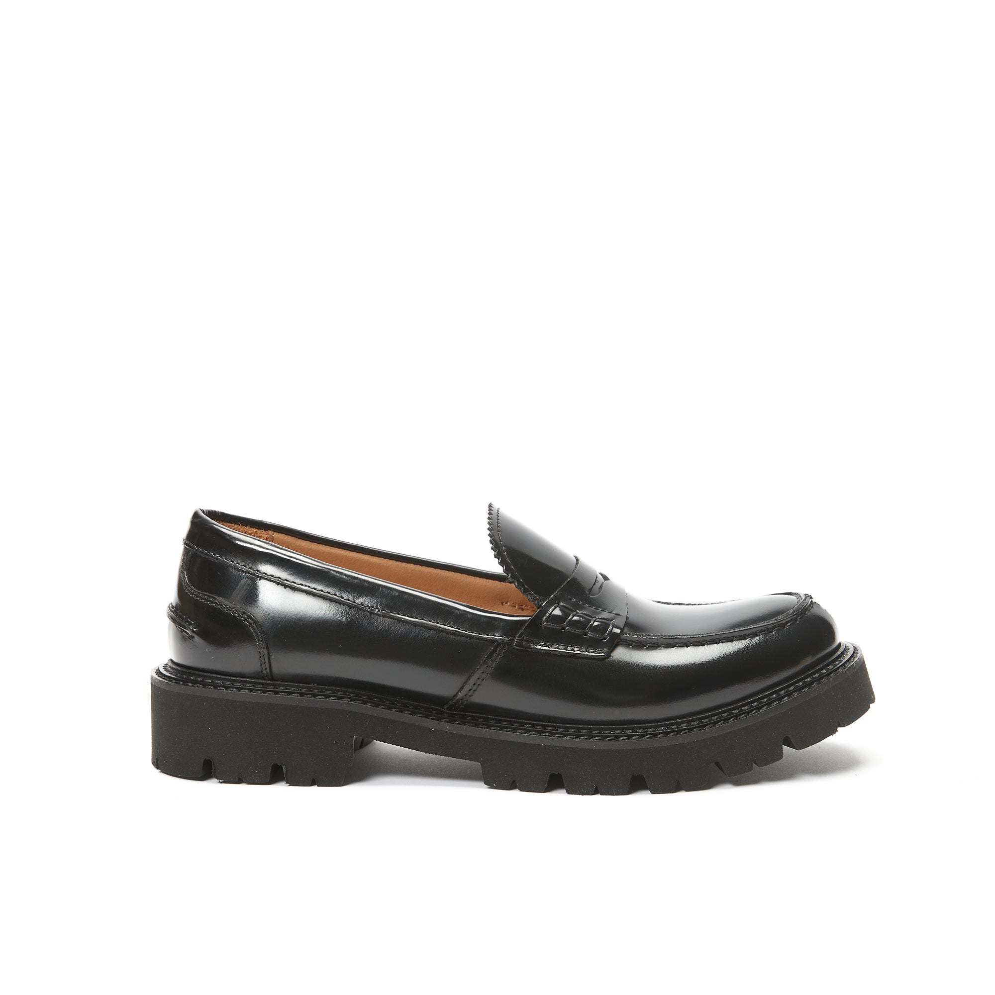 240 Penny loafer black – British Passport - Main Image