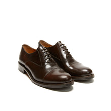Carica l'immagine nel visualizzatore di Gallery, Straight cap oxford dark brown