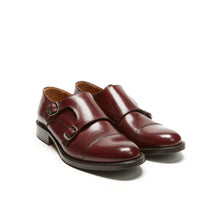 Carica l'immagine nel visualizzatore di Gallery, Straight cap monk strap bordeaux