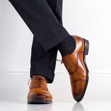 Carica l'immagine nel visualizzatore di Gallery, Straight cap oxford tan brown