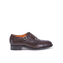 Carica l'immagine nel visualizzatore di Gallery, Goodyear straight cap monk strap dark brown