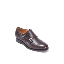 Carica l'immagine nel visualizzatore di Gallery, Goodyear straight cap monk strap dark brown