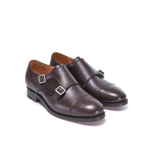 Carica l'immagine nel visualizzatore di Gallery, Goodyear straight cap monk strap dark brown
