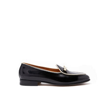 Load image into Gallery viewer, Bow loafer black
