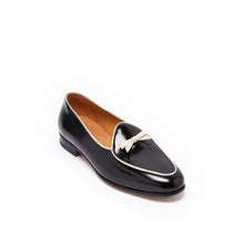 Load image into Gallery viewer, Bow loafer black