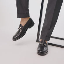 Load and play video in Gallery viewer, Bit loafer black