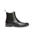 WING TIP CHELSEA BOOT BLACK