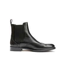 Carica l&#39;immagine nel visualizzatore di Gallery, Wing tip chelsea boot black
