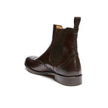Carica l&#39;immagine nel visualizzatore di Gallery, Wing tip chelsea boot dark brown
