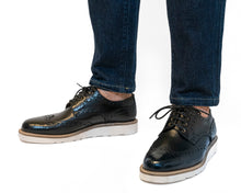 Carica l&#39;immagine nel visualizzatore di Gallery, Wing tip derby black
