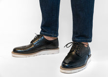 Carica l&#39;immagine nel visualizzatore di Gallery, Wing tip derby black
