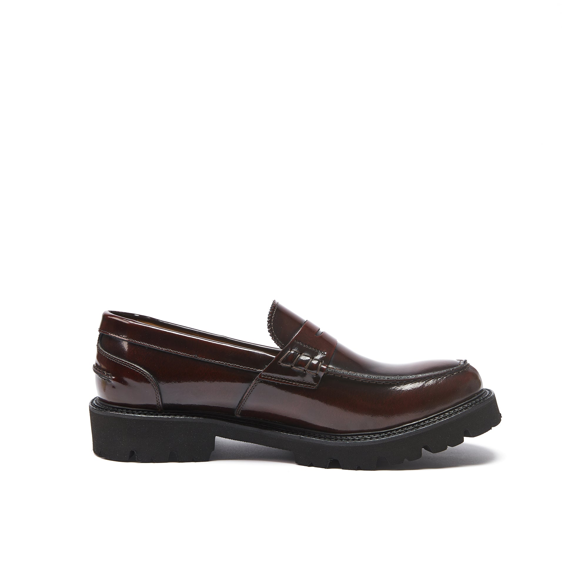 靴 GENTIQUE PENNY LOAFER BORDEAUX シンゾーン別注】タイムレスに