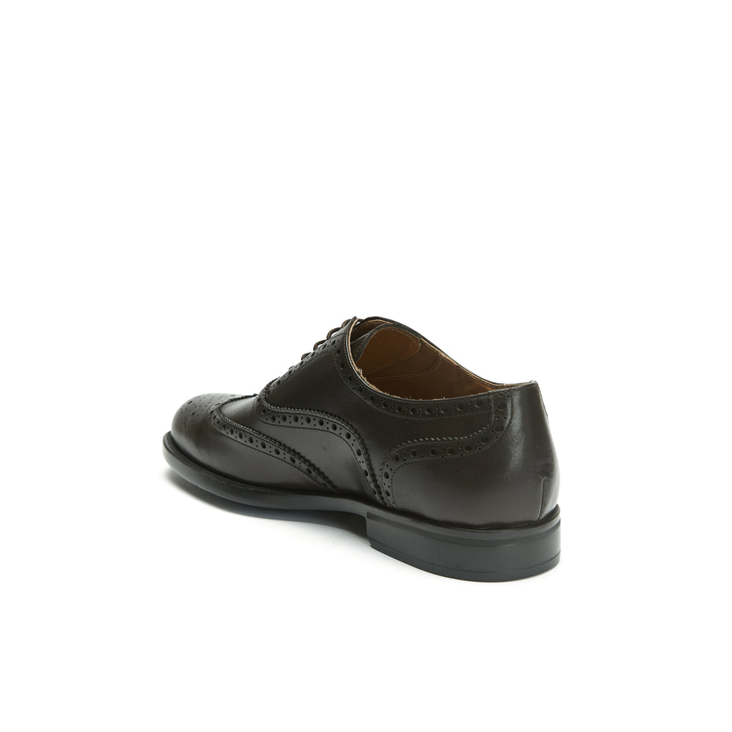 WING TIP OXFORD DARK BROWN