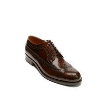 Load image into Gallery viewer, Long wing tip derby brown
