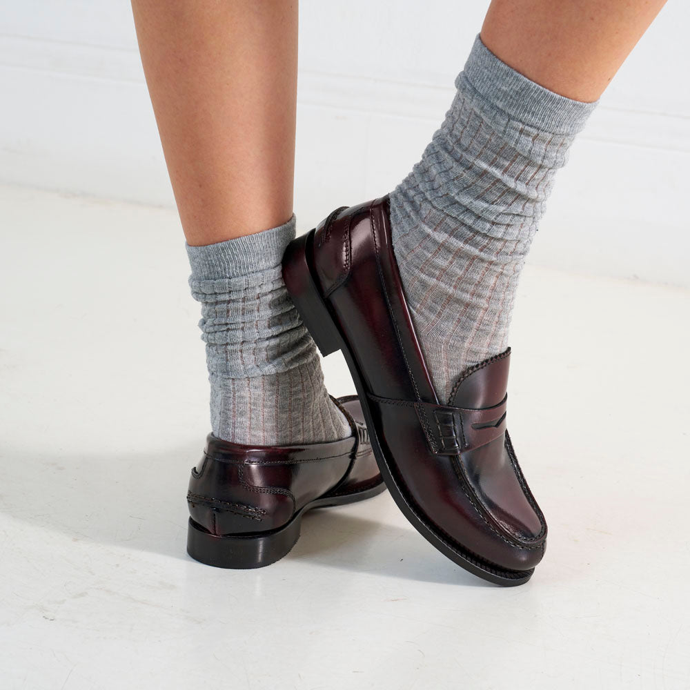 Penny loafer bordeaux – British Passport