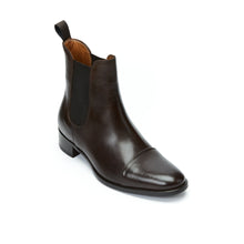 Charger l&#39;image dans la galerie, Straight cap chelsea boot dark brown
