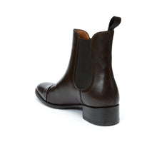 Charger l&#39;image dans la galerie, Straight cap chelsea boot dark brown
