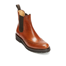 Charger l&#39;image dans la galerie, Wing tip chelsea boot tan brown
