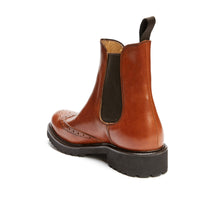 Charger l&#39;image dans la galerie, Wing tip chelsea boot tan brown
