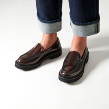 Carica l&#39;immagine nel visualizzatore di Gallery, Penny loafer brown
