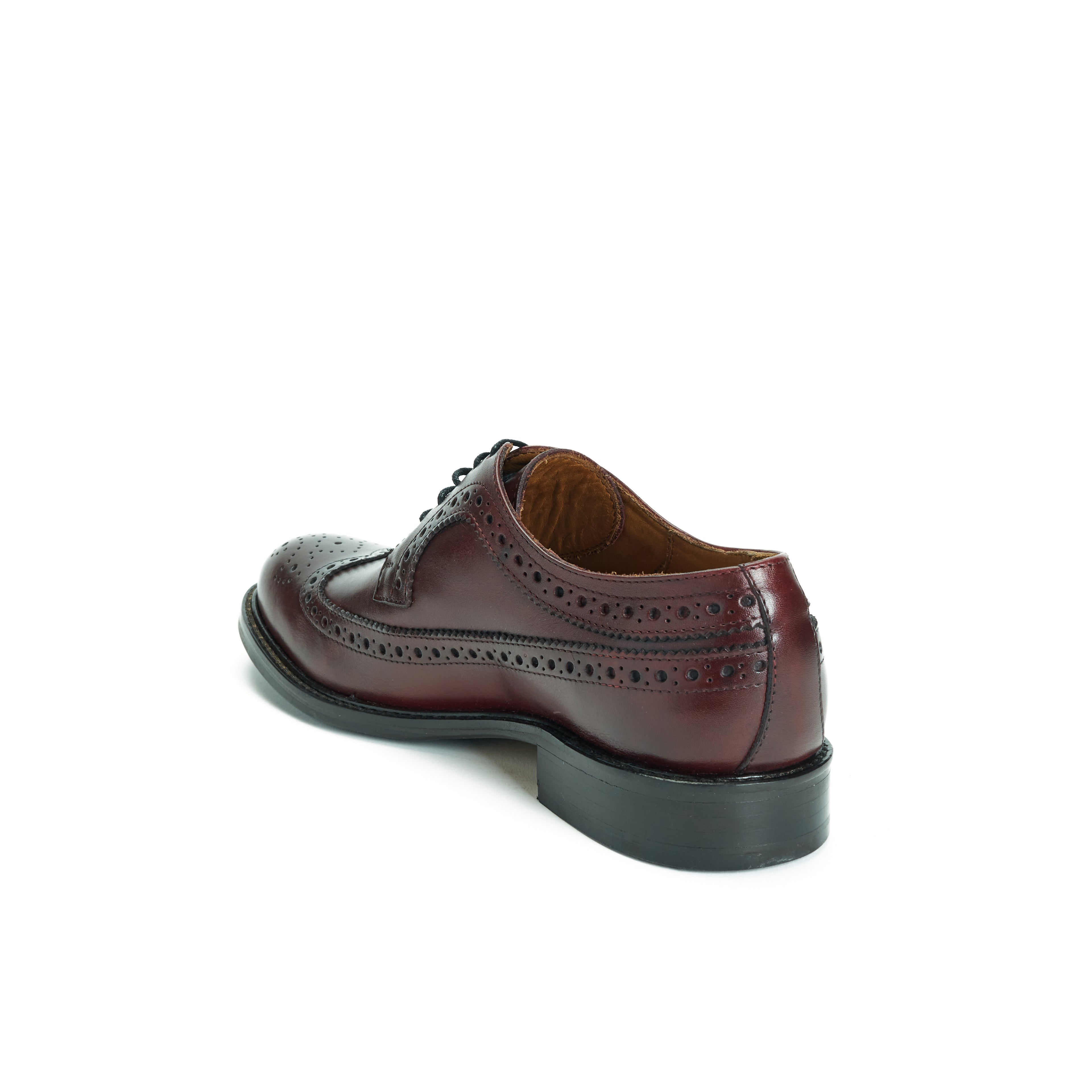 LONG WING TIP DERBY BORDEAUX