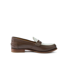 Charger l&#39;image dans la galerie, Penny loafer brown and cream
