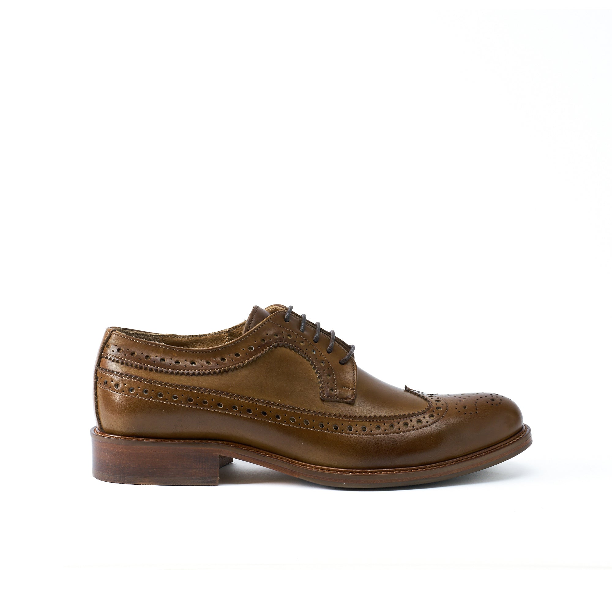 LONG WING TIP DERBY KAKI