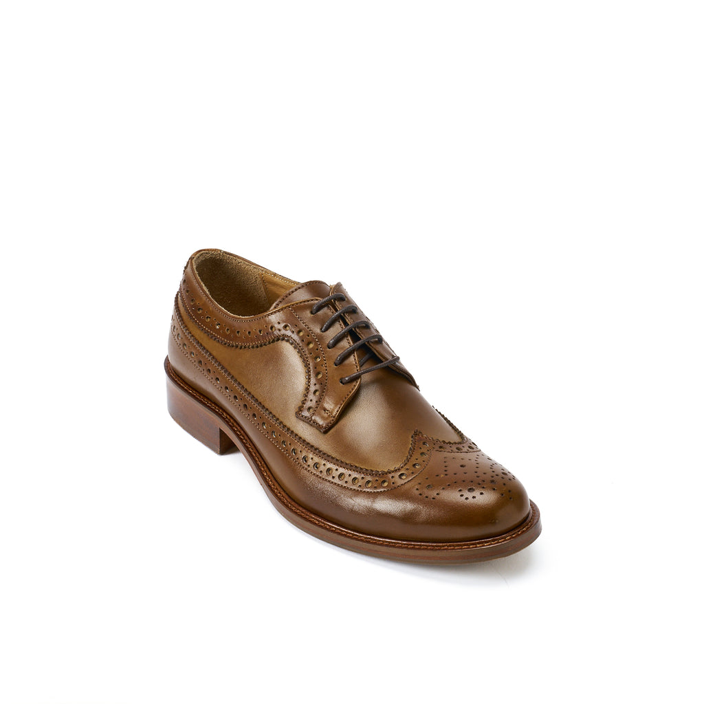 LONG WING TIP DERBY KAKI