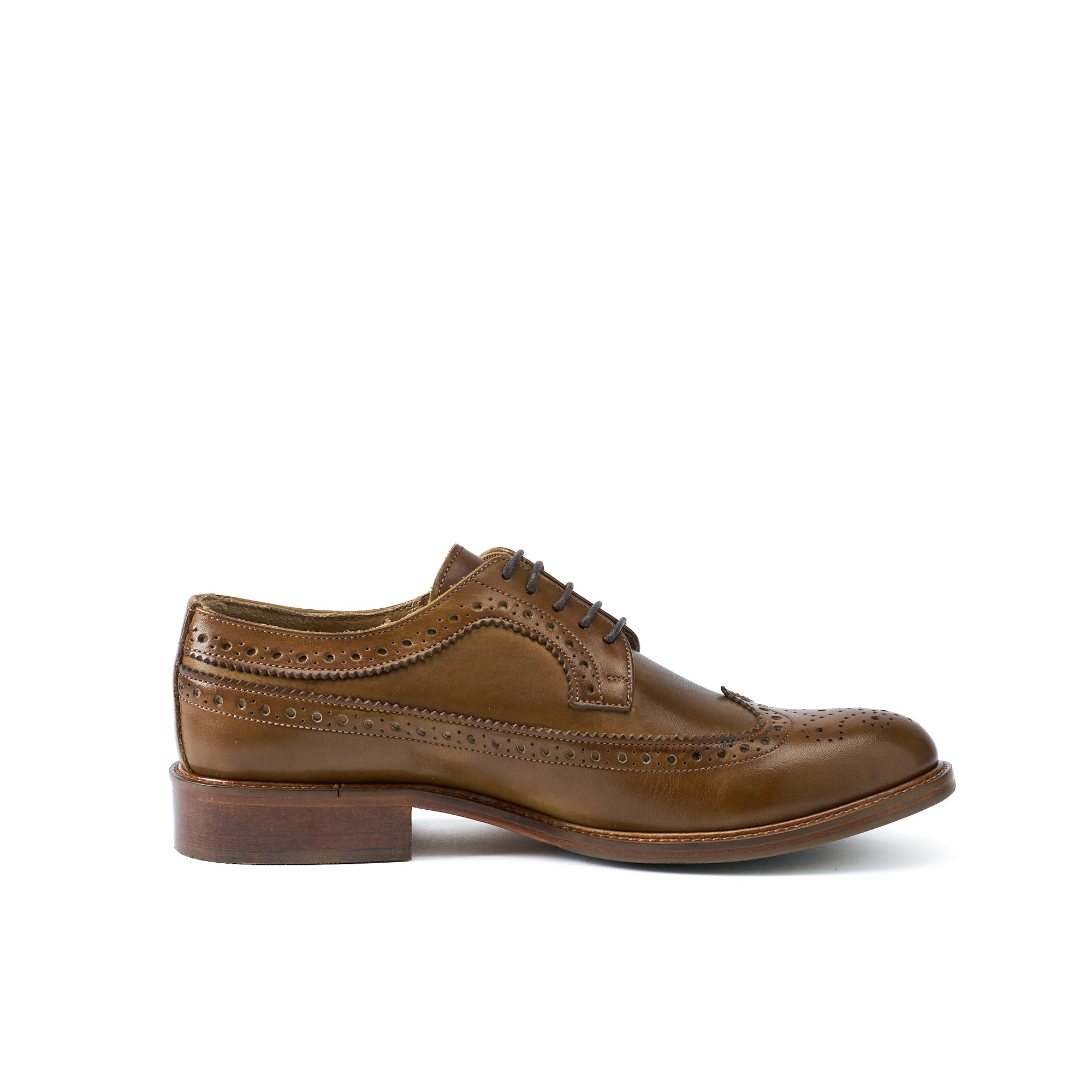 LONG WING TIP DERBY KAKI