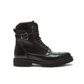 TOE CAP ANKLE BOOT BLACK