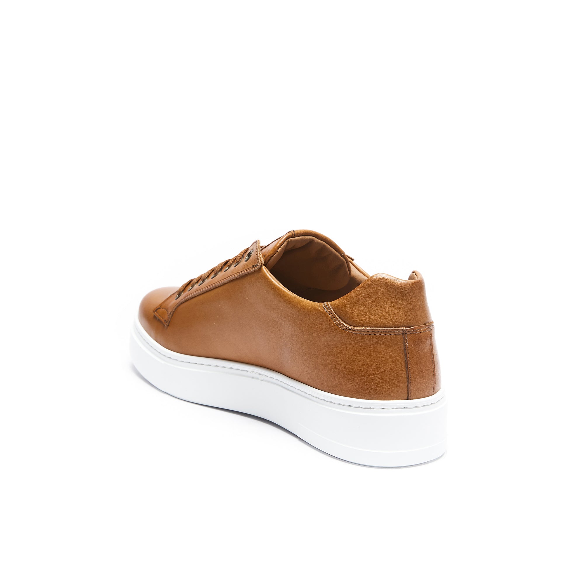 CLASSIC LACE-UP SNEAKER TAN BROWN