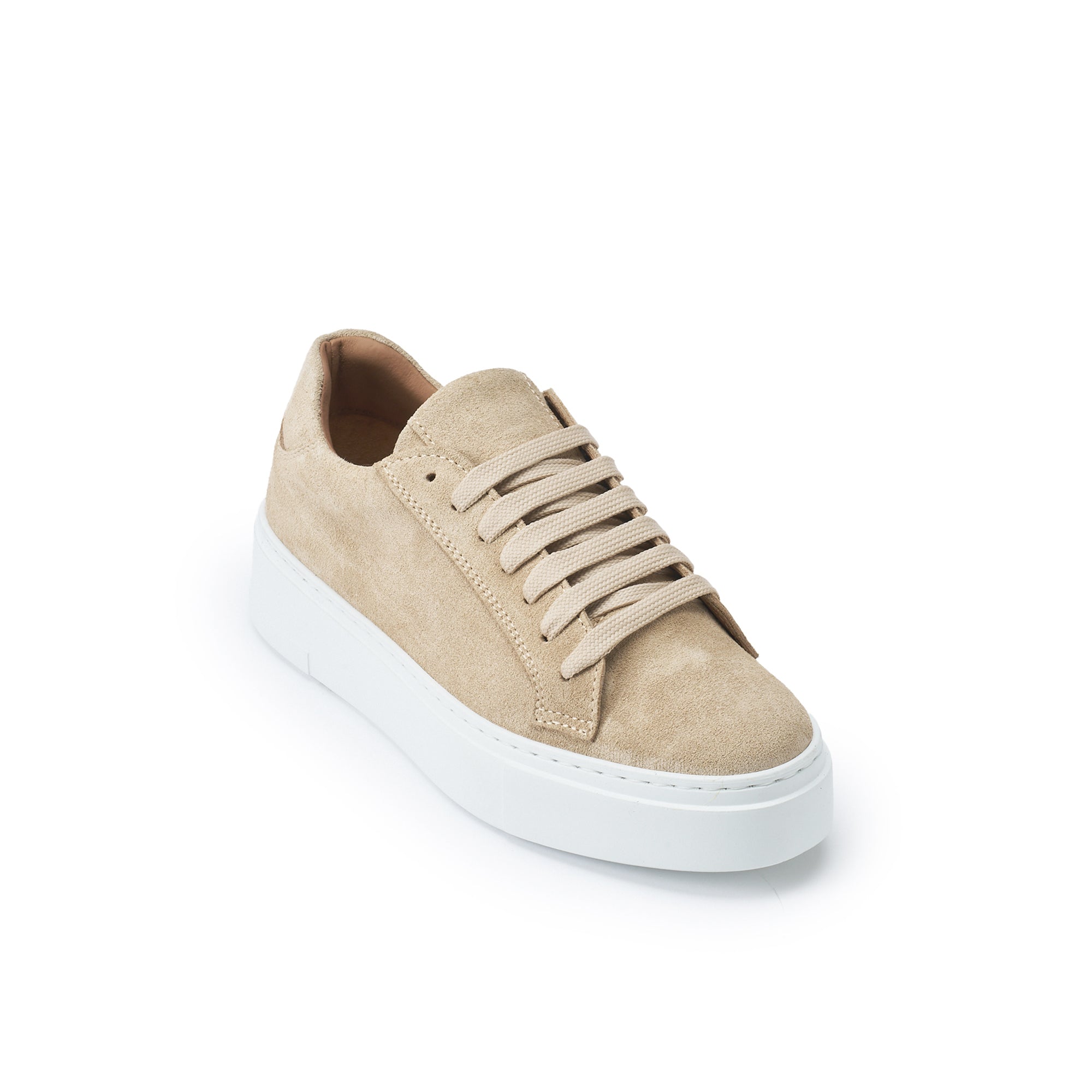 CLASSIC LACE-UP SNEAKER BEIGE
