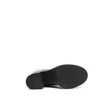Load image into Gallery viewer, Heeled high tubular boot black
