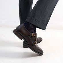 Charger l&#39;image dans la galerie, Straight cap monk strap dark brown

