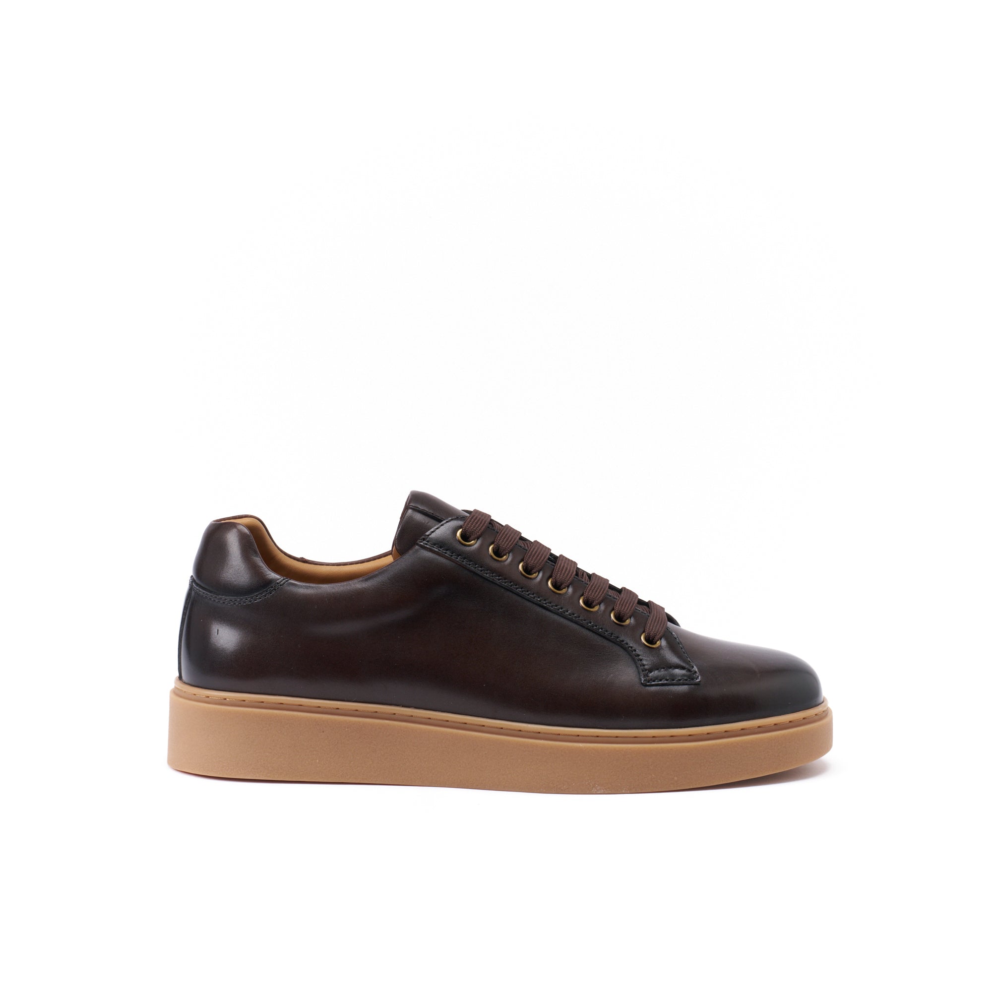 CLASSIC LACE-UP SNEAKER DARK BROWN