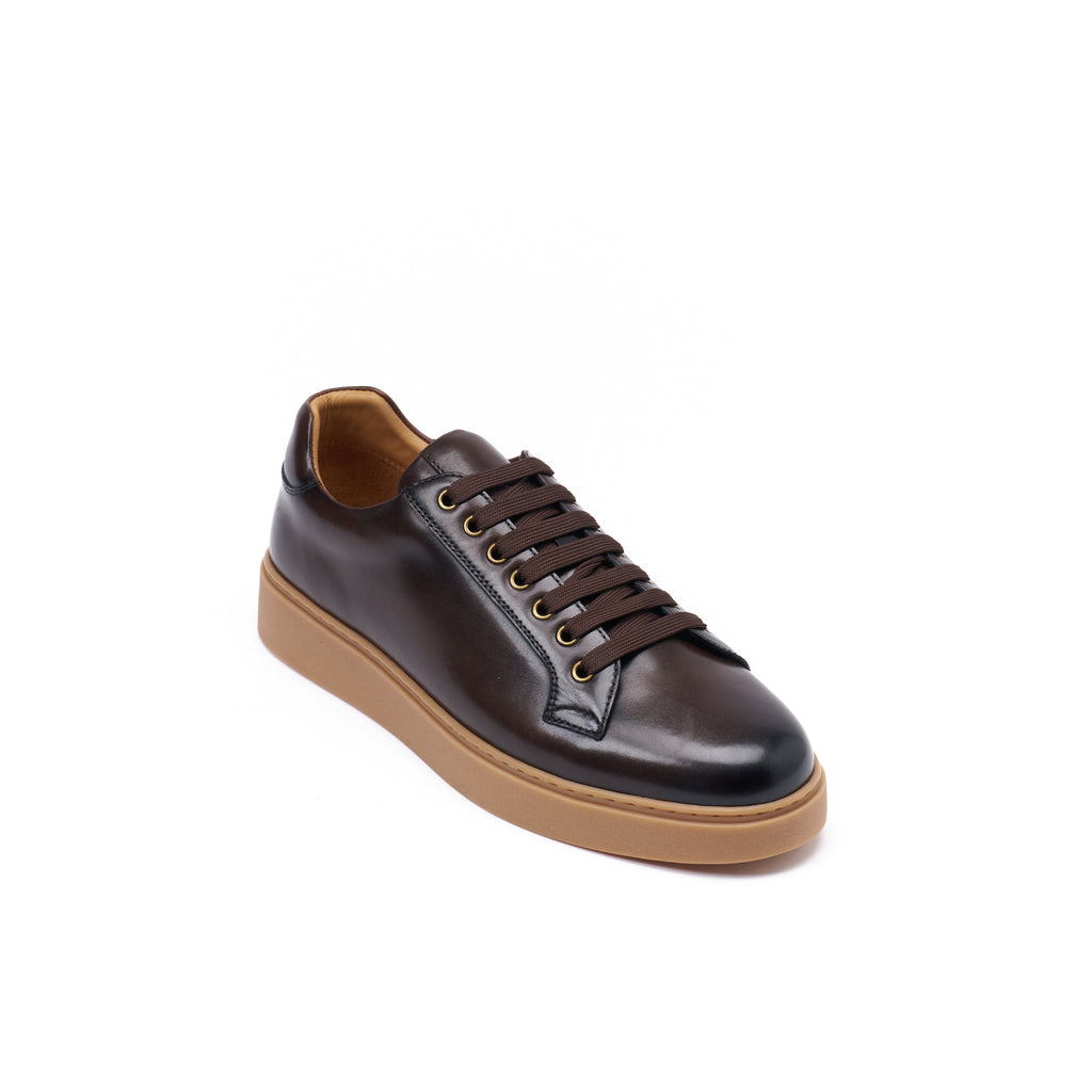 CLASSIC LACE-UP SNEAKER DARK BROWN