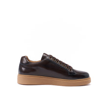 Carica l&#39;immagine nel visualizzatore di Gallery, Classic lace-up sneaker dark brown
