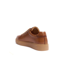 Load image into Gallery viewer, Classic lace-up sneaker tan brown
