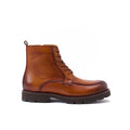 APRON DERBY ANKLE BOOT TAN BROWN