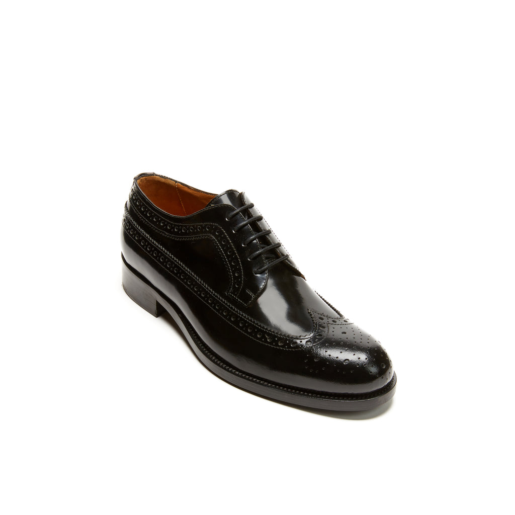 LONG WING TIP DERBY BLACK