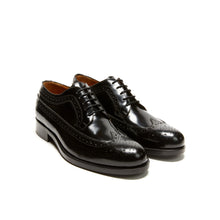 Charger l&#39;image dans la galerie, Long Wing tip derby black
