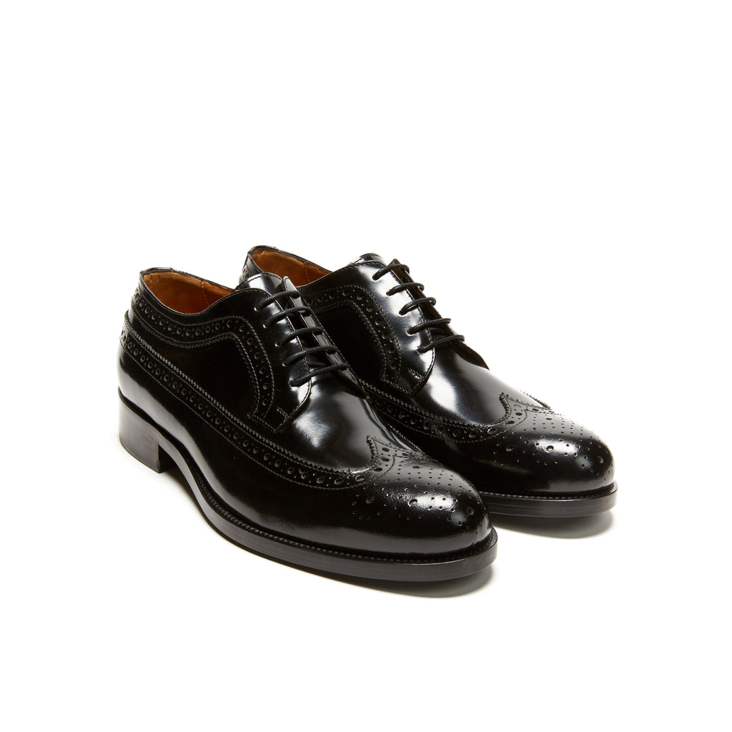 LONG WING TIP DERBY BLACK