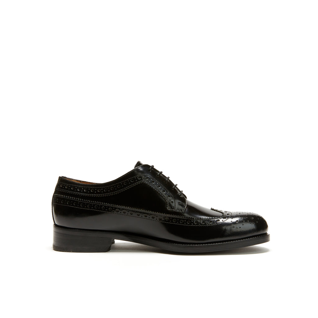 LONG WING TIP DERBY BLACK