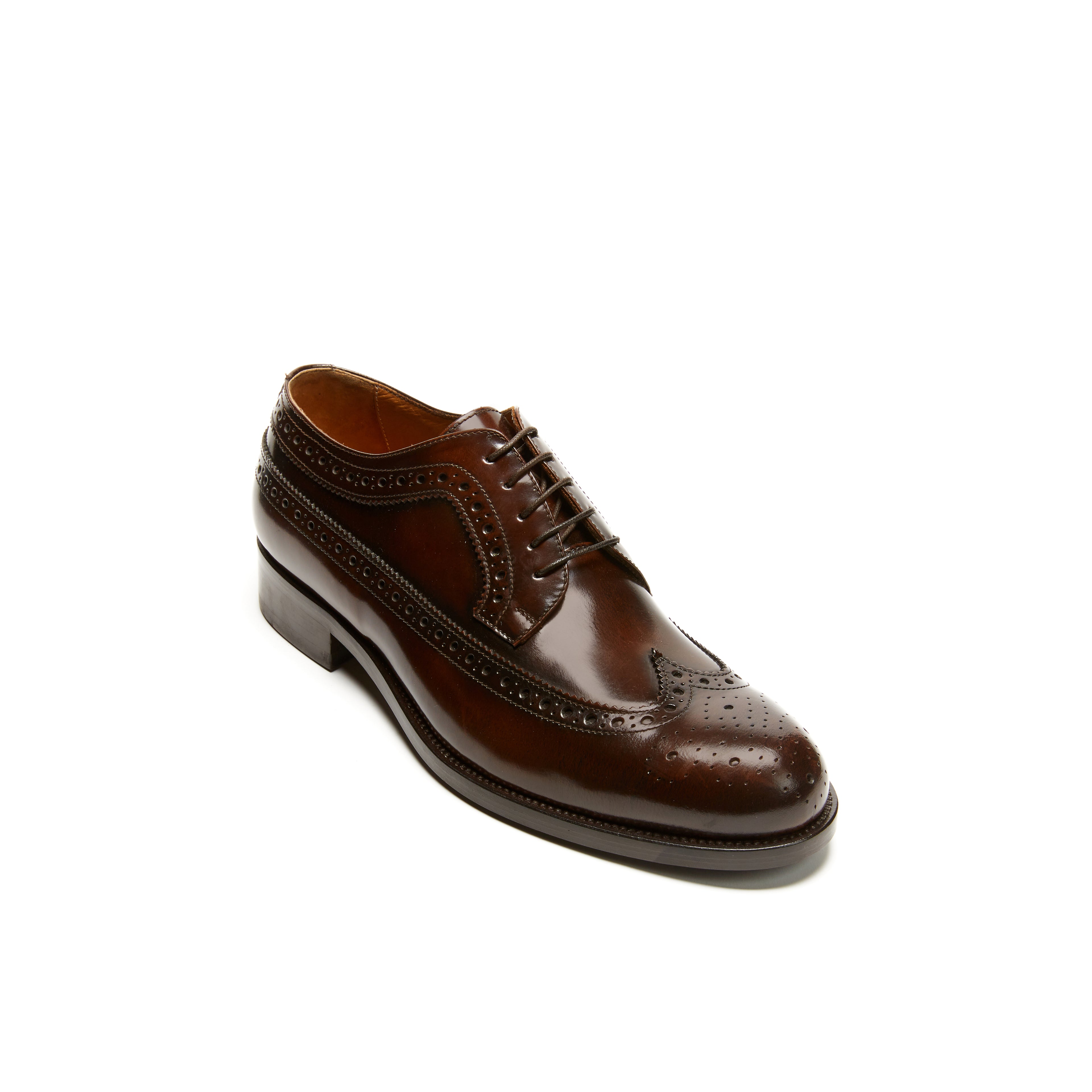 LONG WING TIP DERBY BROWN