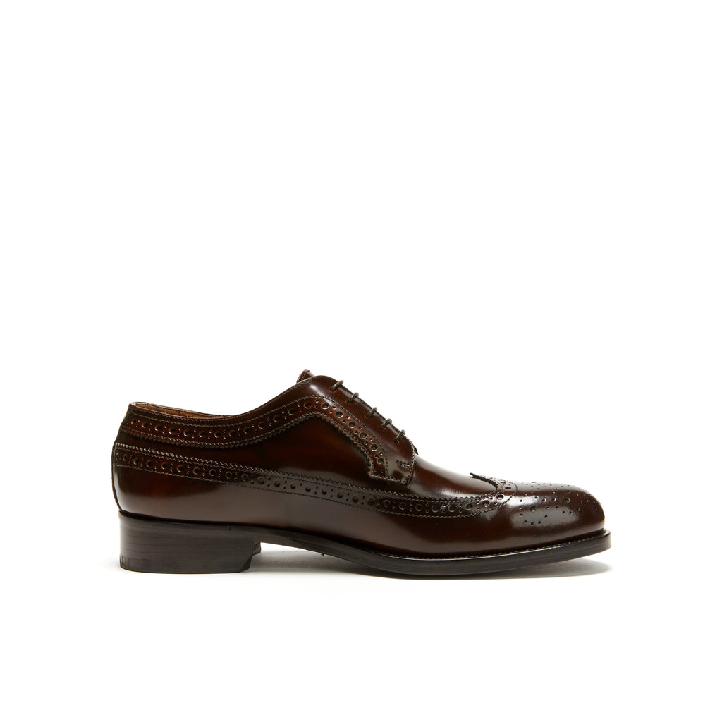 LONG WING TIP DERBY BROWN