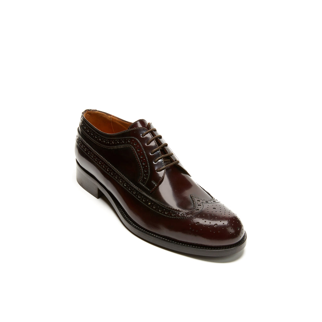 LONG WING TIP DERBY BORDEAUX