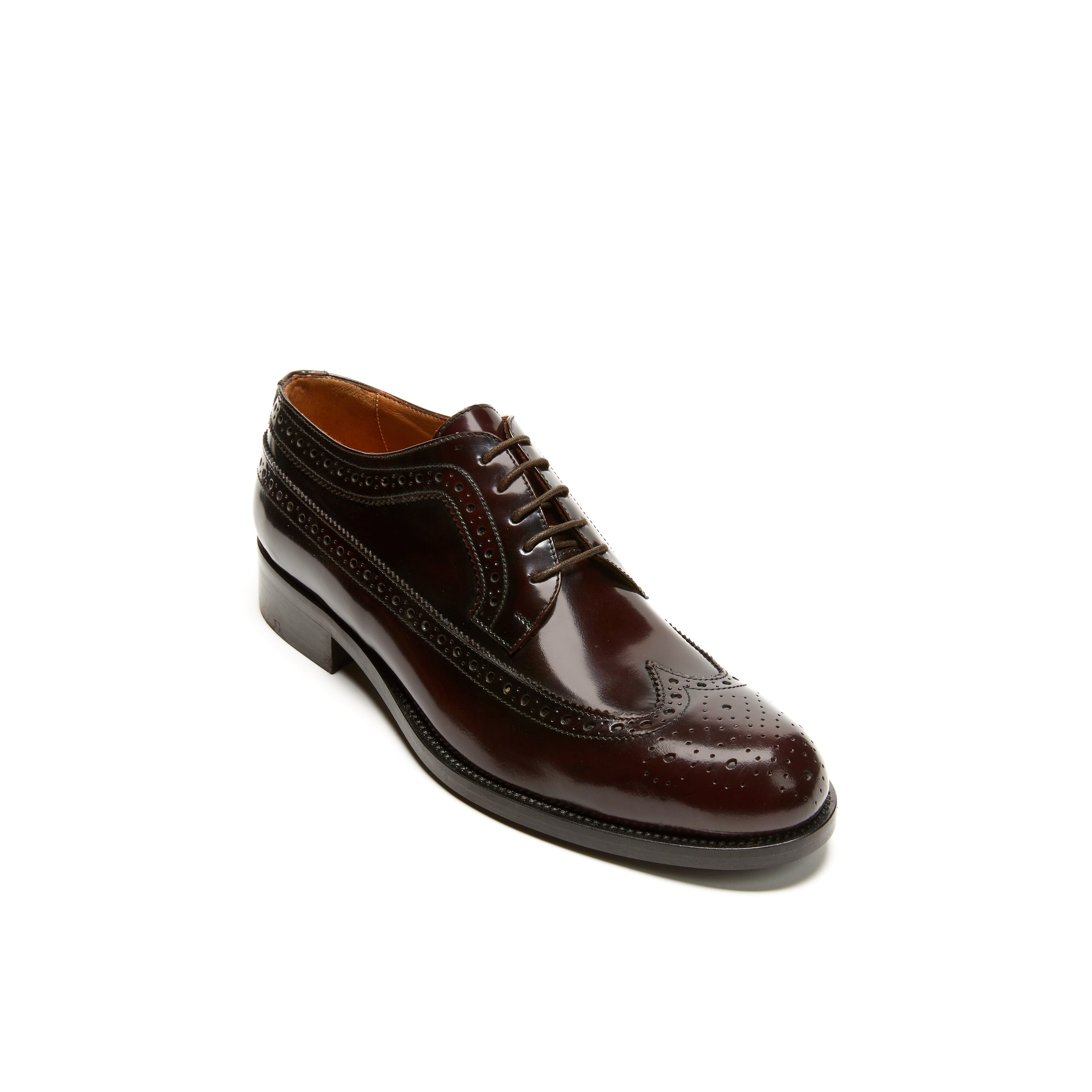 LONG WING TIP DERBY BORDEAUX